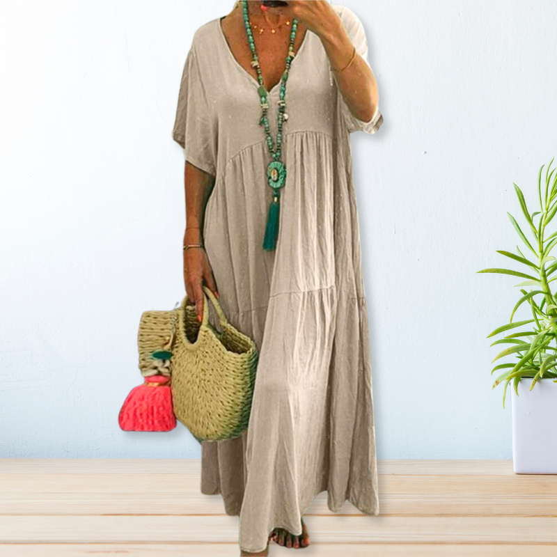 Wilma - Elegante Lange Jurk