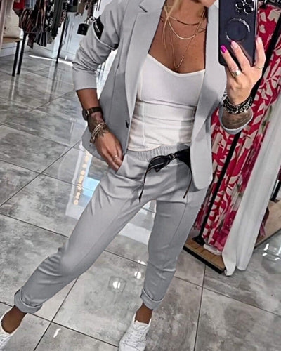 Malou - Set: Top, Jas en Broek