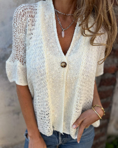 Aimée - Elegant Gebreid Top