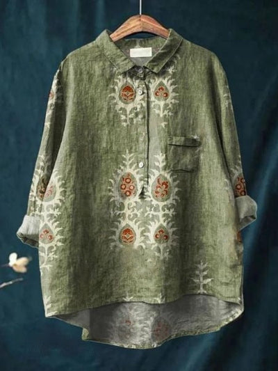 Lila - Elegante Bloemenblouse
