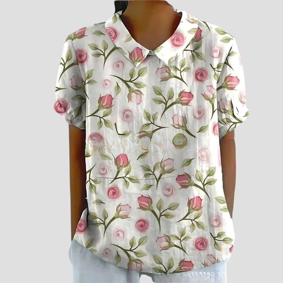 Francesca - Elegante Bloemenblouse