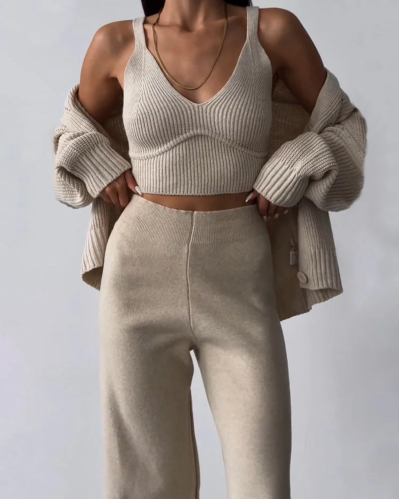 Amandine - Elegant Gebreid Set