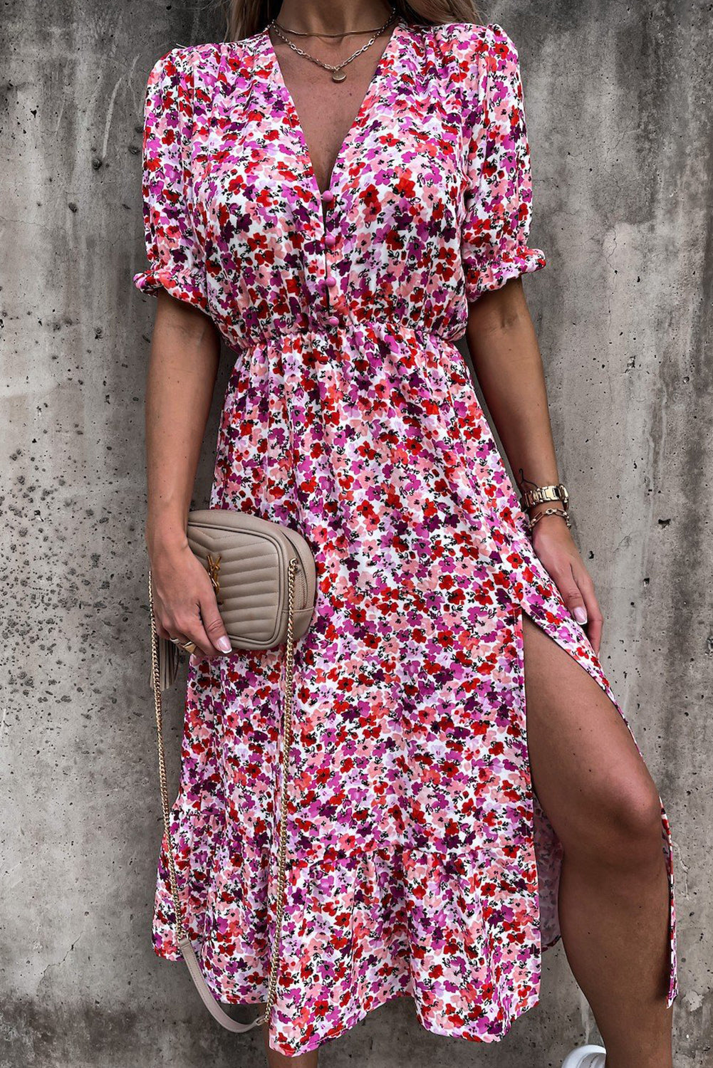Georgia - Elegante Bloemenjurk