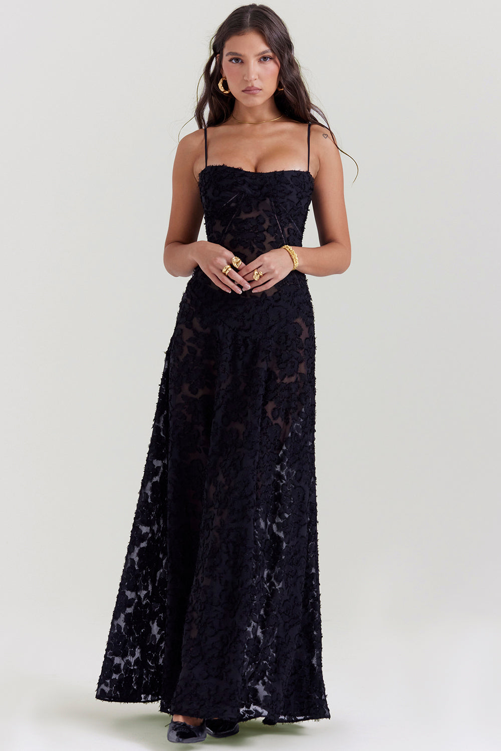Paulette - Elegante Lange Jurk