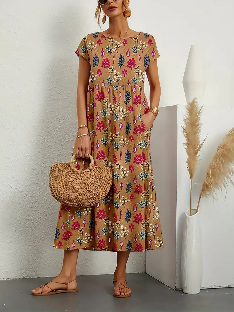 Gia - Elegante Bloemenjurk