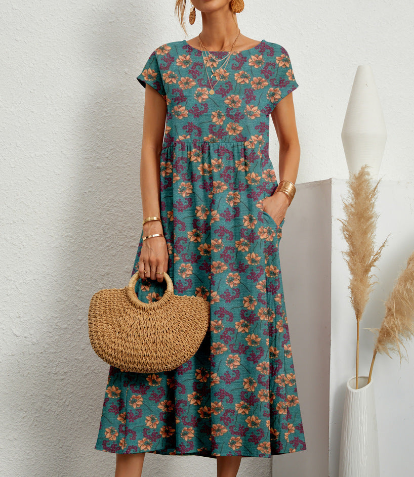 Gia - Elegante Bloemenjurk