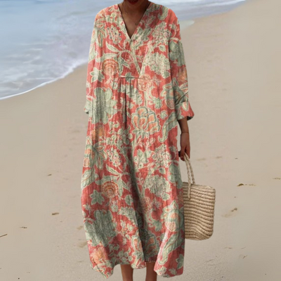 Ellis - Vintage Bloemenjurk