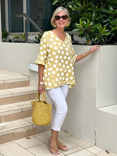 Dulce | Vintage Geprinte Top