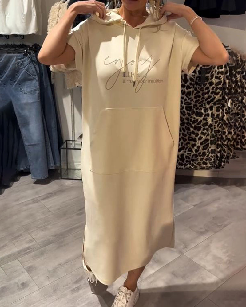 Saskia - Casual Hoodie Dress