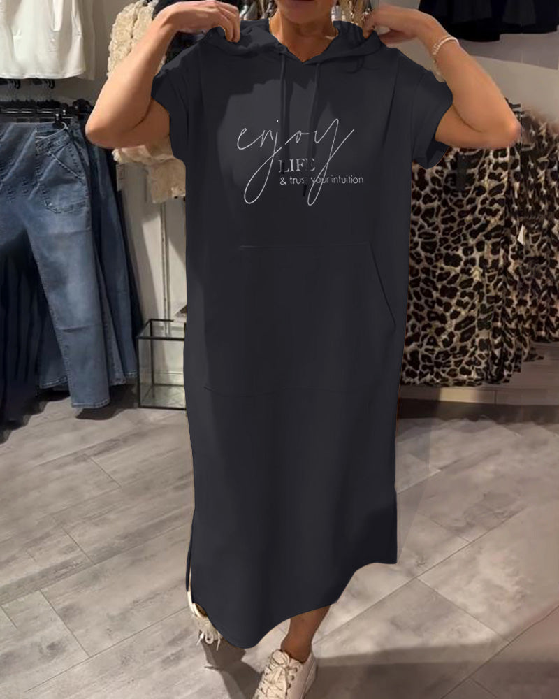 Saskia - Casual Hoodie Dress