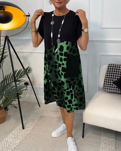 Cassandra - Moeiteloze Elegante Midi-jurk