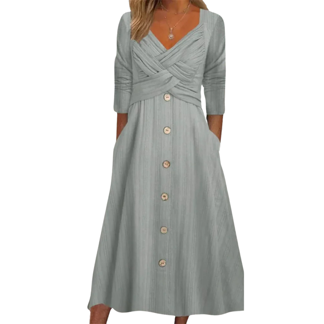 Ella - Elegante Jurk met Buikbedekking