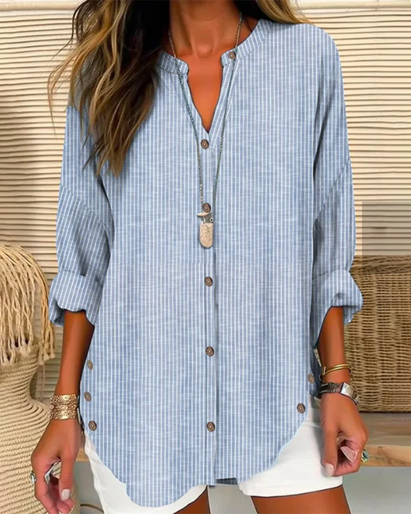 Valerié - Chic Gestreepte Top