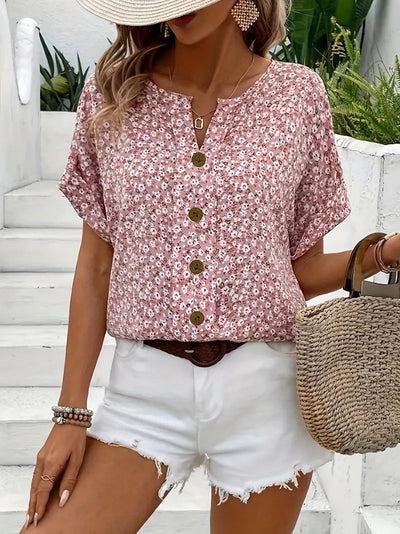 Jelena - Elegante Bloemen Top voor de Lente en Zomer
