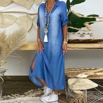 Lea - Casual Denim Jurk