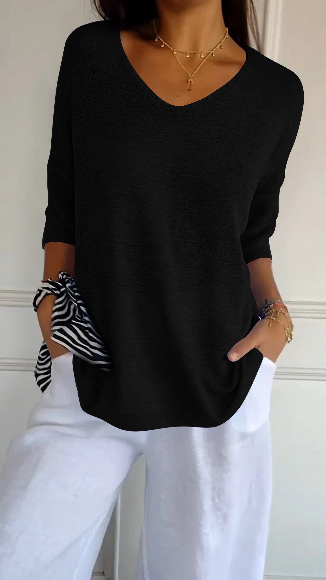 Anna - Chic Top in Breiwerk