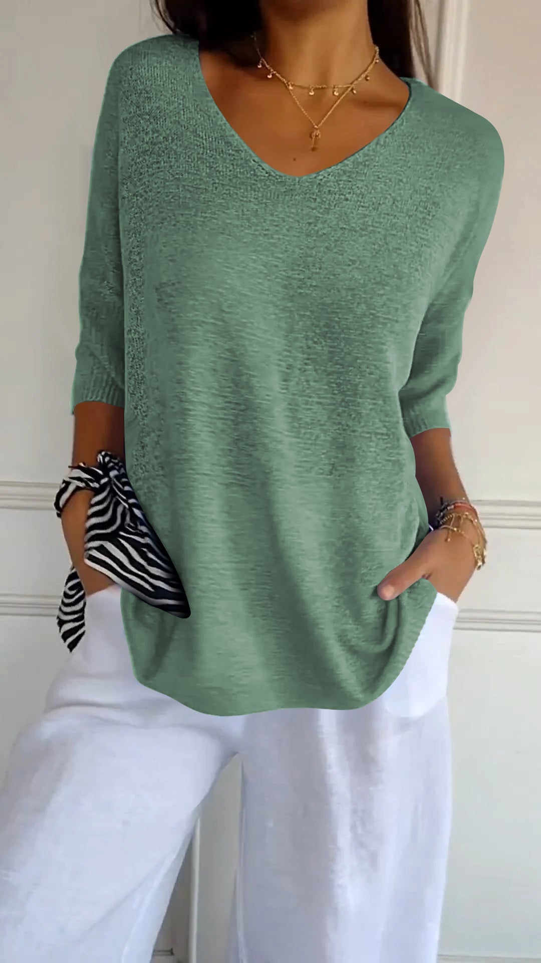 Anna - Chic Top in Breiwerk