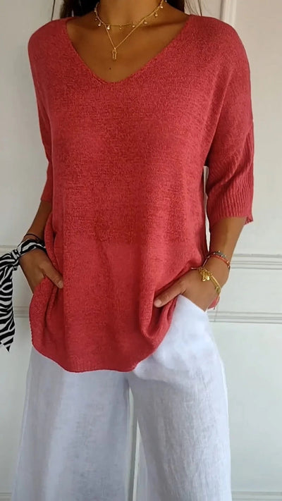 Anna - Chic Top in Breiwerk