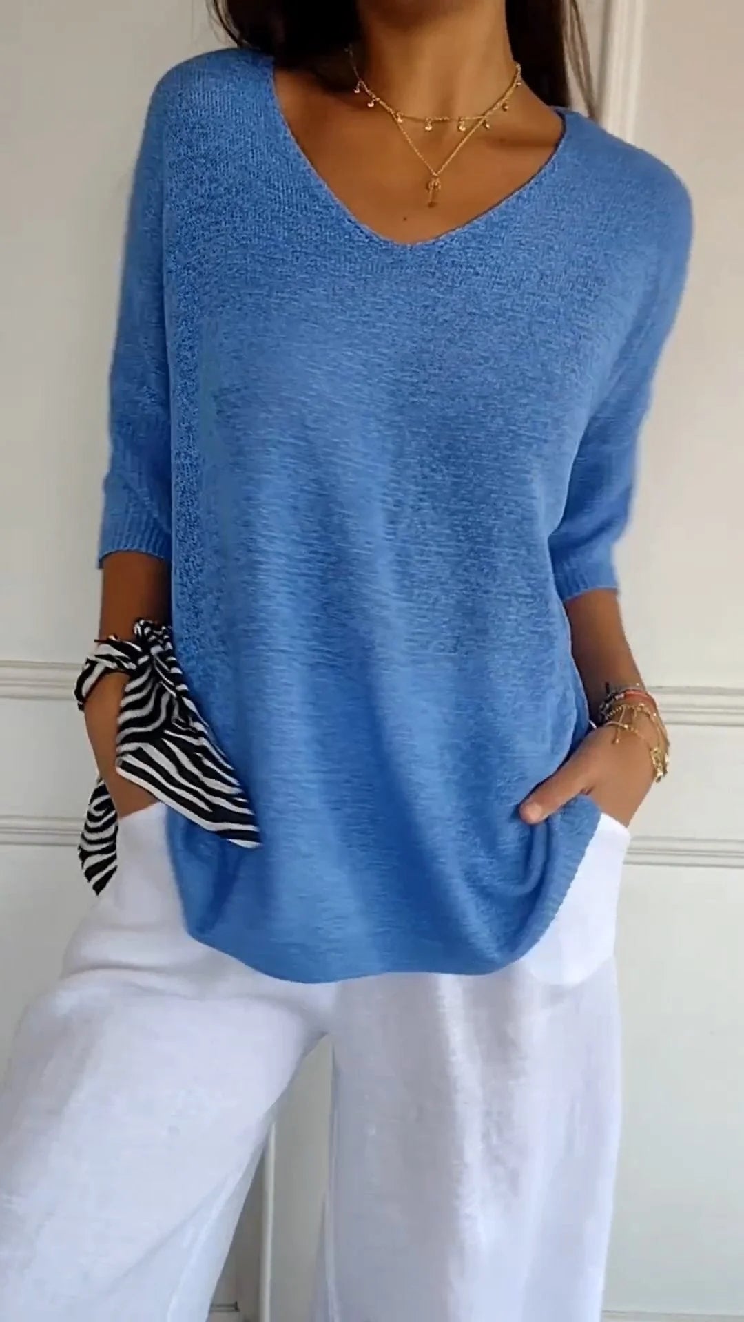 Anna - Chic Top in Breiwerk