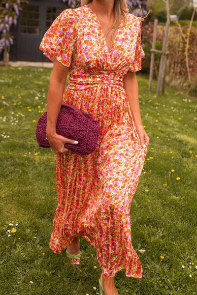 Pauline - Romantische Bloemenjurk