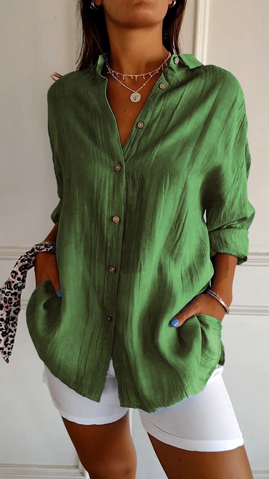 Krisha - Oversized Elegante Blouse