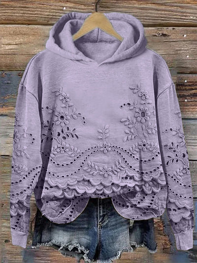 Maylora - Vintage Bloem Hoodie