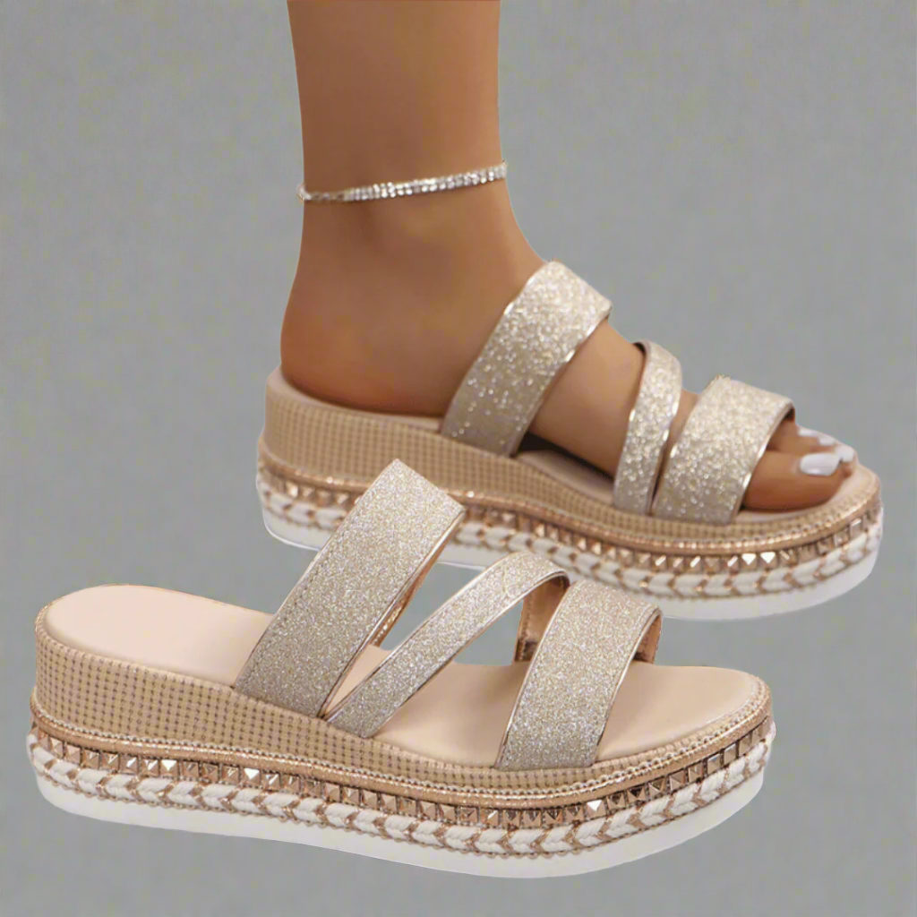 Helga - Comfortabele Wedge Sandalen