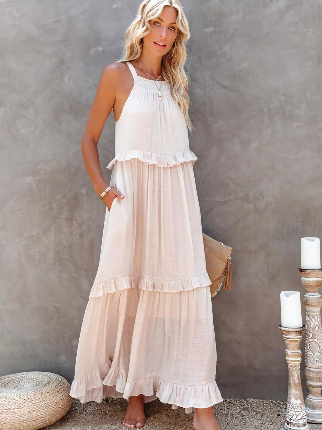Mabel - Elegante en Lichte Maxi Jurk
