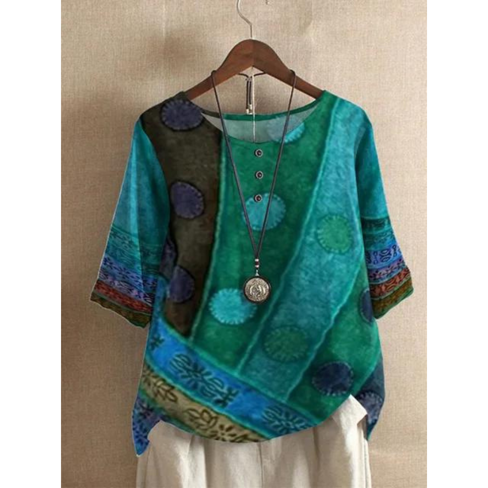 Valarie – Mozaïek Shirt