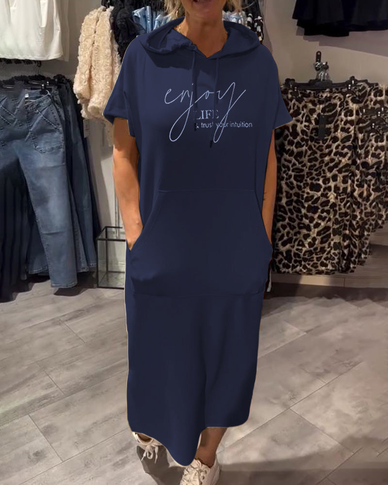 Saskia - Casual Hoodie Dress