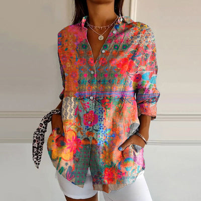 Melle - Elegante Vintage Blouse