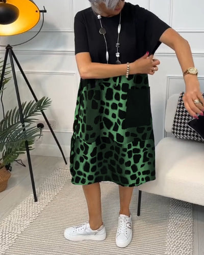Cassandra - Moeiteloze Elegante Midi-jurk
