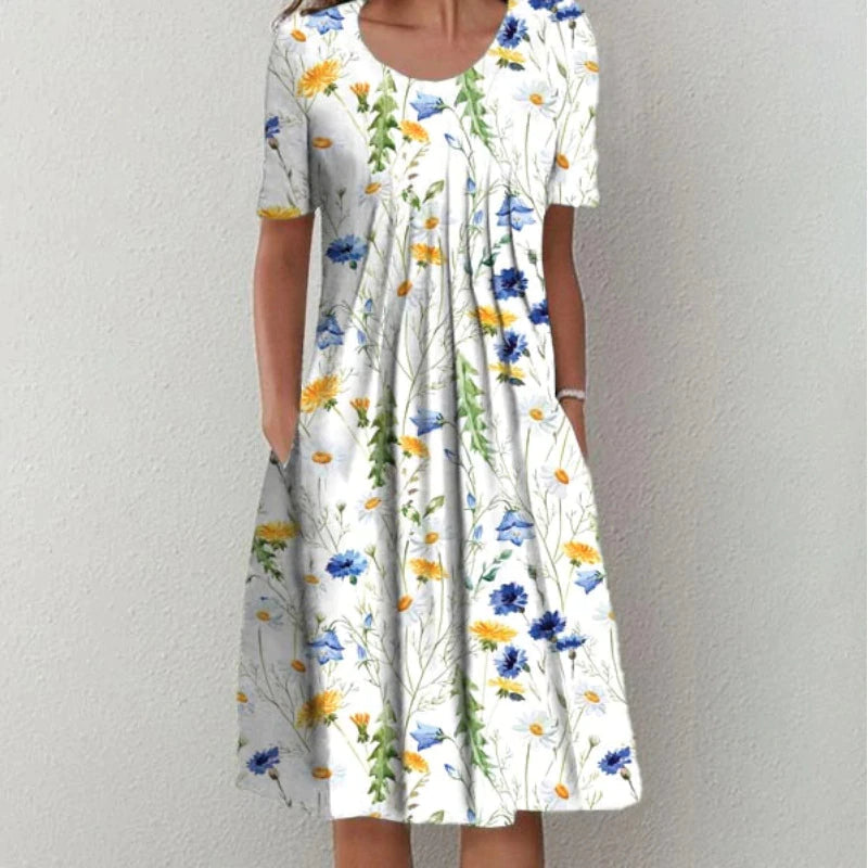 Celeste - Elegante Bloomen Jurk