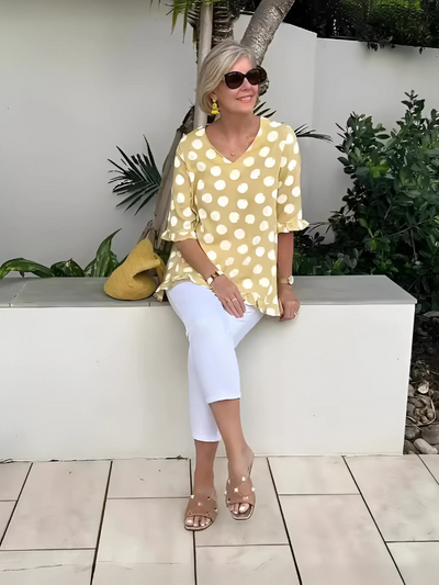 Dulce | Vintage Geprinte Top