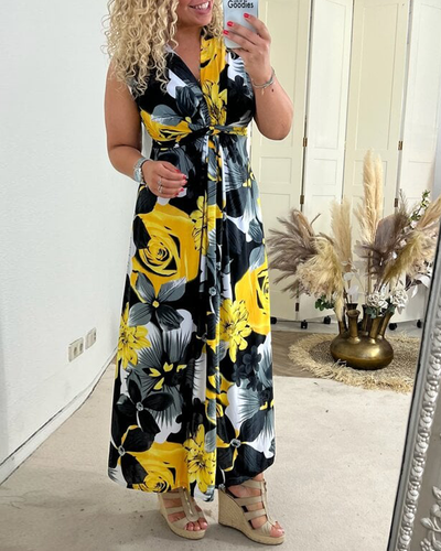 Sacha - Elegante Maxi Jurk Zomer