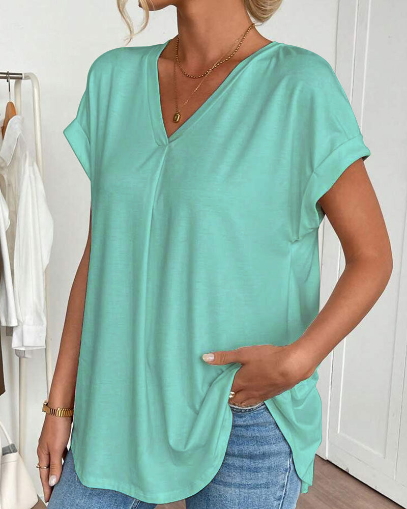 Estella - T-shirt Patchwork Casual