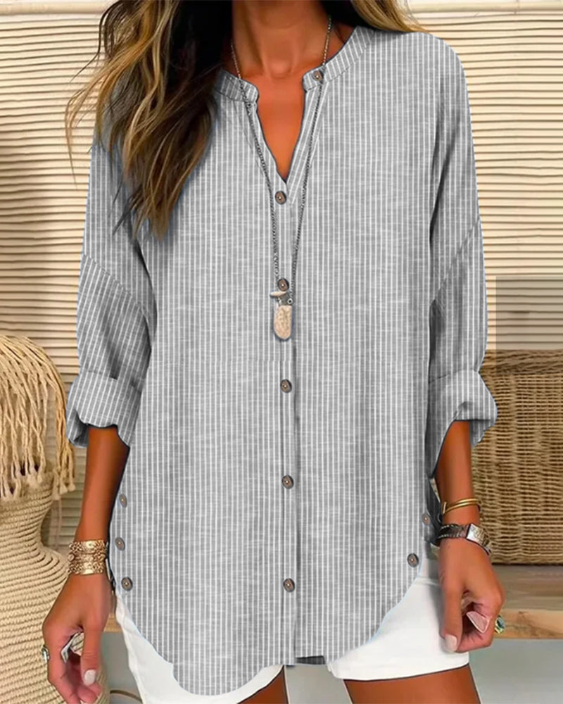 Valerié - Chic Gestreepte Top