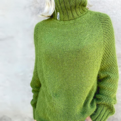 Angela - Effen Groene Coltrui