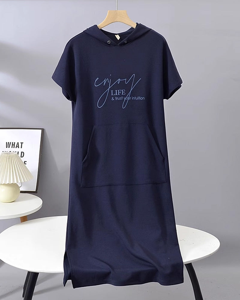 Saskia - Casual Hoodie Dress