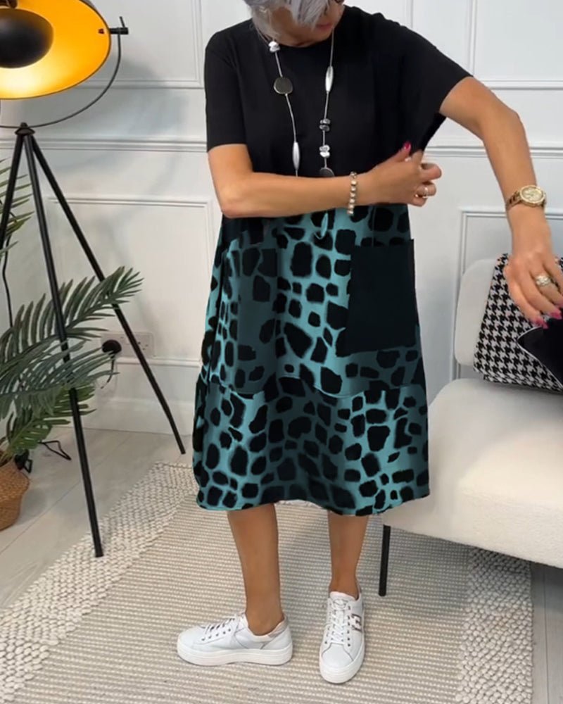 Cassandra - Moeiteloze Elegante Midi-jurk