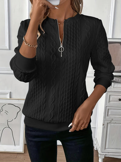 Lucia - Elegante Zip Trui