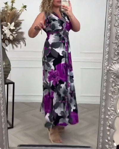 Sacha - Elegante Maxi Jurk Zomer