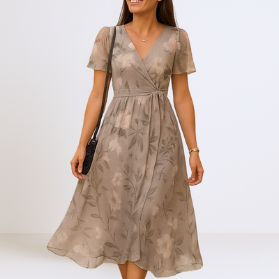 Bianca - Elegante Maxi Jurk met V-hals