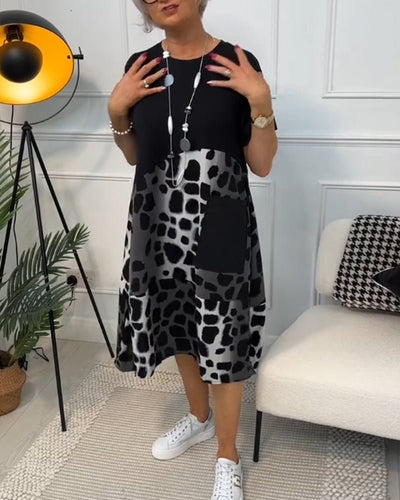 Cassandra - Moeiteloze Elegante Midi-jurk