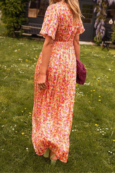 Pauline - Romantische Bloemenjurk