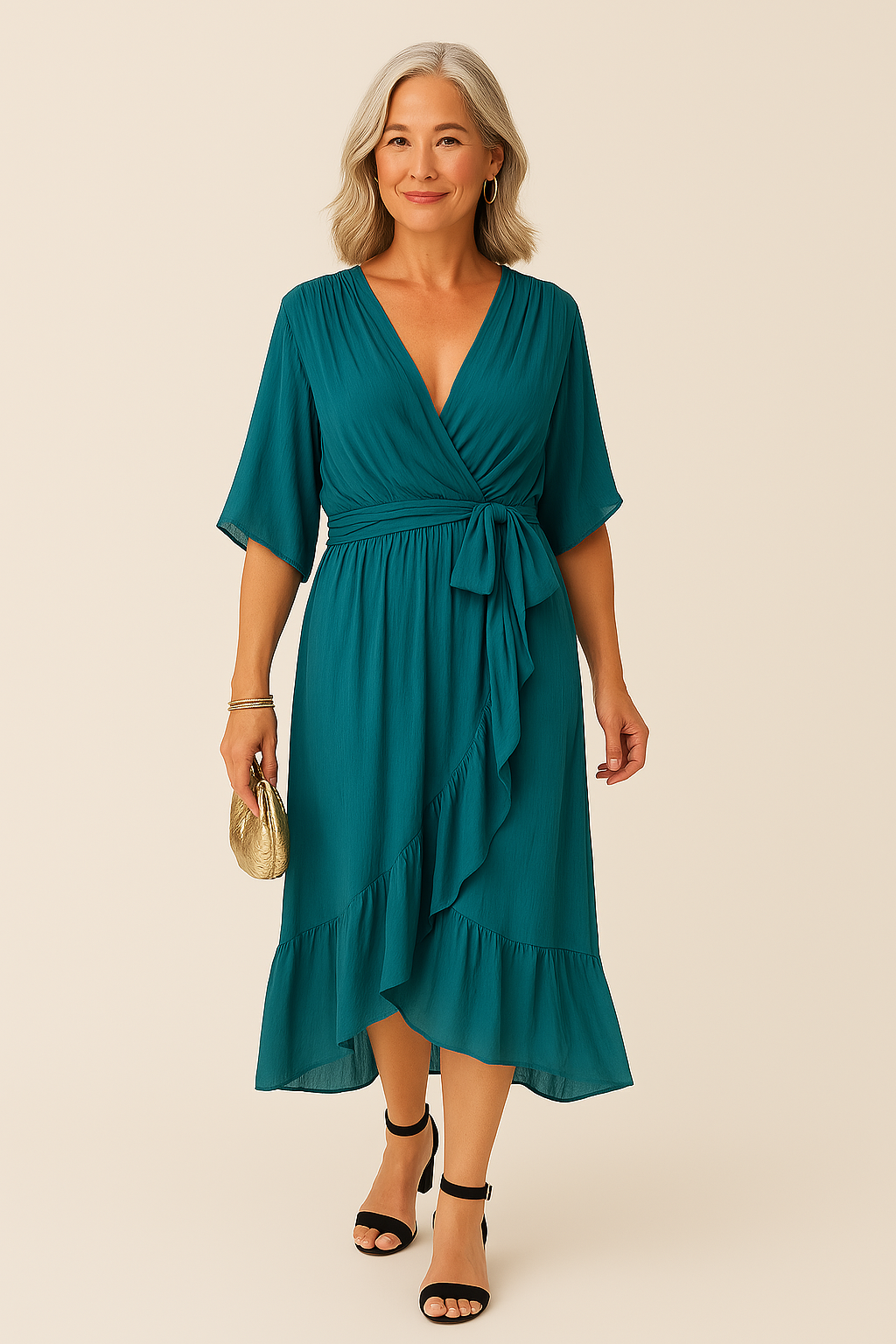 Charlotte - Elegante Vloeiende Jurk