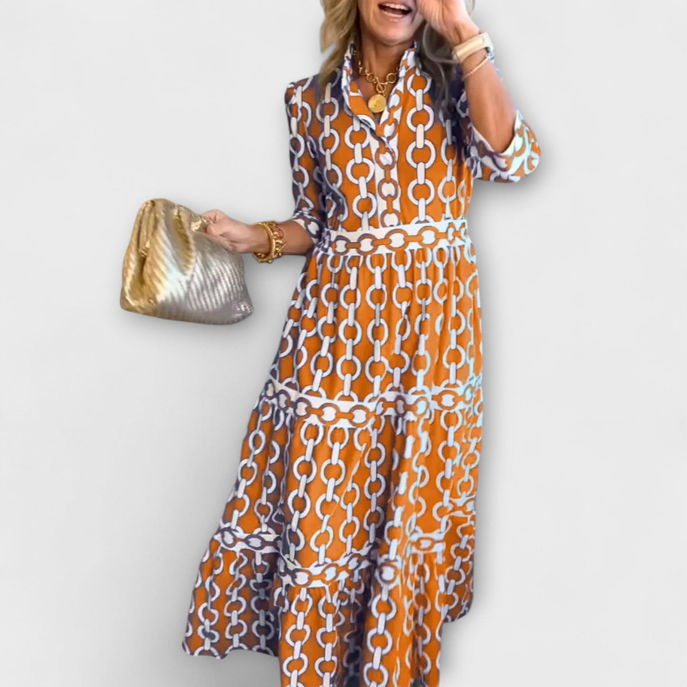 Sophia - Zomerse Midi-Jurk