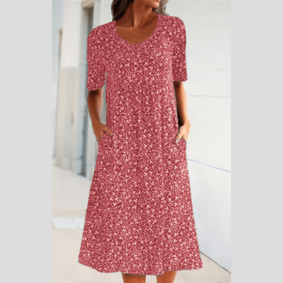 Lilo - Bloemen Midi Jurk
