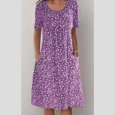 Lilo - Bloemen Midi Jurk