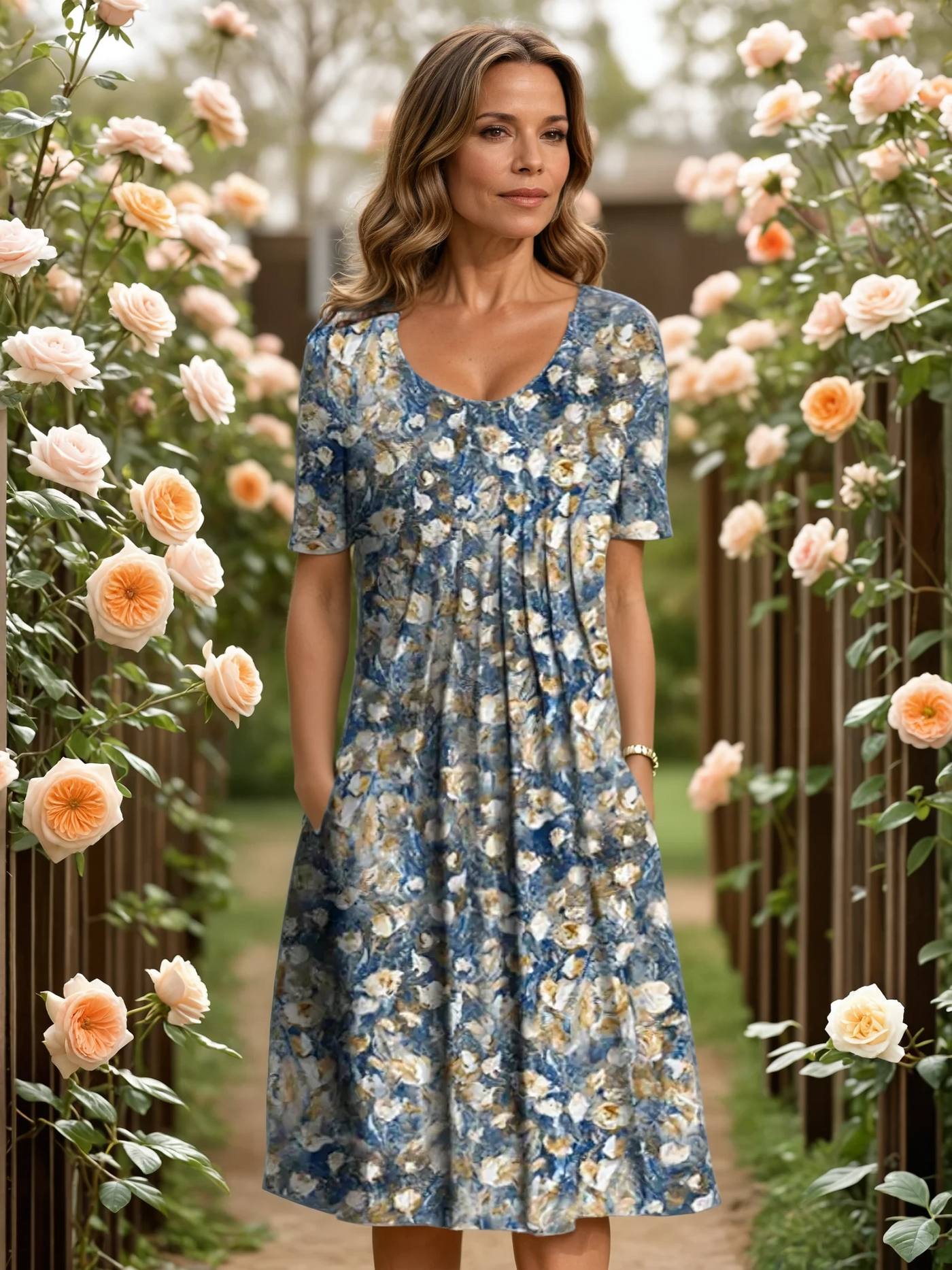 Marga - Elegante Casual Jurk